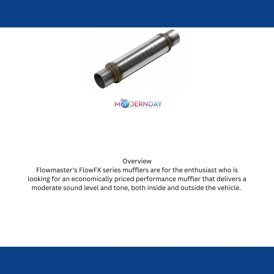Muffler Flow FX 3__ In_Out SS Moderate Performance Flowmaster